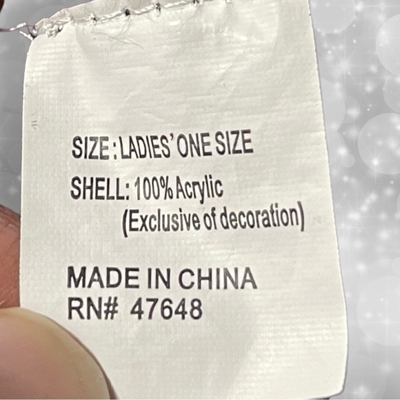 Arctic Print Infinity Scarf - Purple/White - Picture 14 of 15